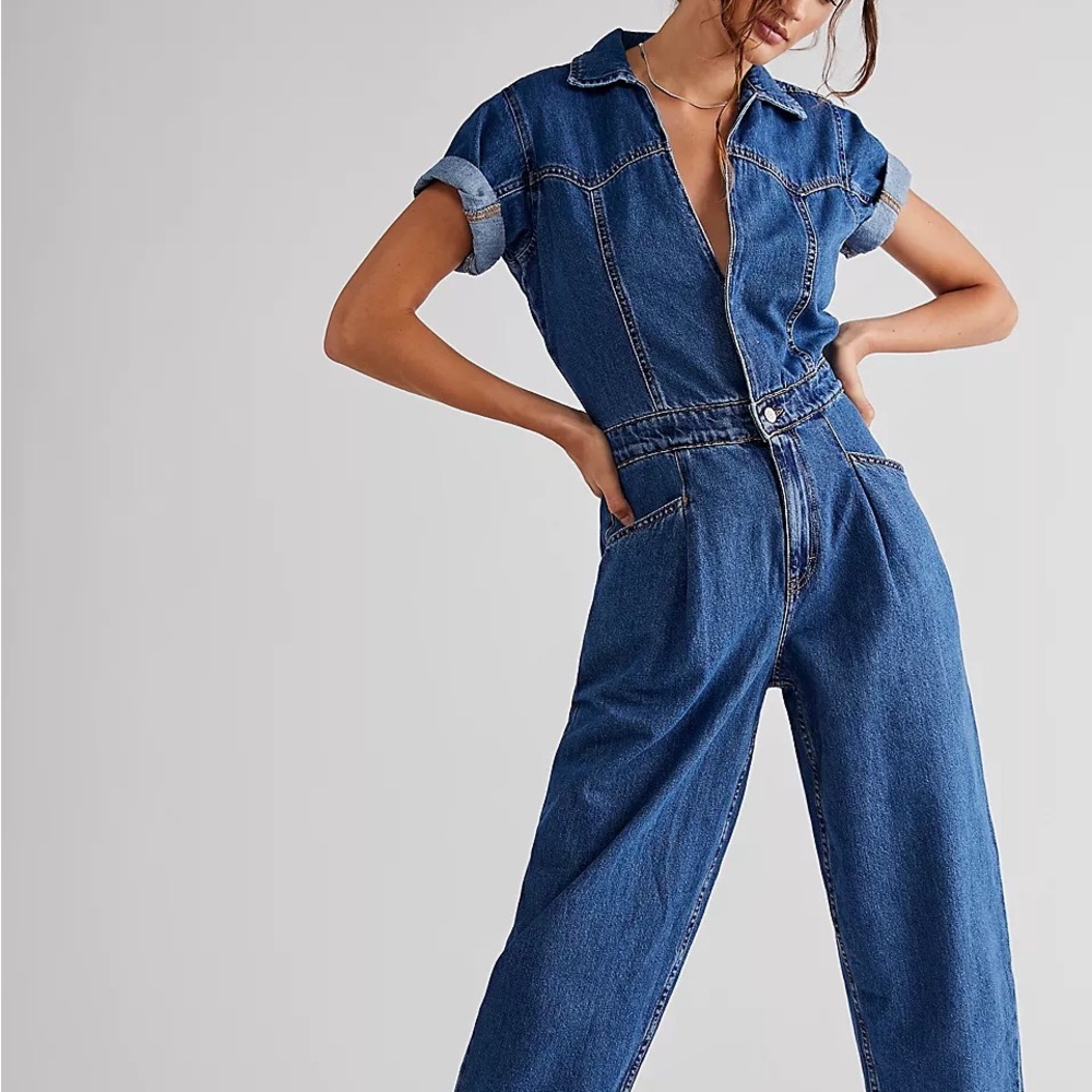 NWT Free People Marla Jumpsuit Size Large